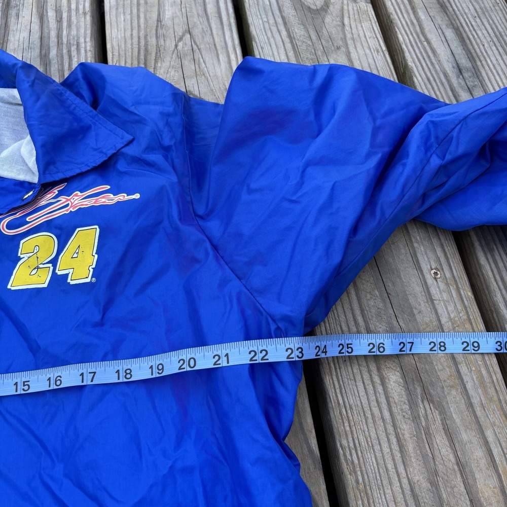 Jeff Gordon Jacket Mens XL Blue NASCAR Auto Racing Competitors View Hendrick 24 - Picture 6 of 7